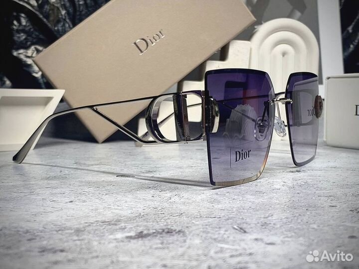 Очки Dior фиолетовые