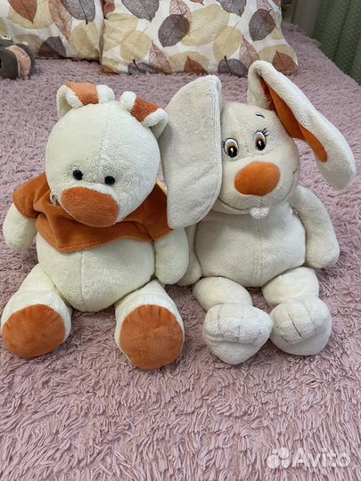 Игрушки мягкие разные