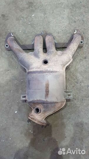 Труба приёмная глушителя в сборе калина/гранта