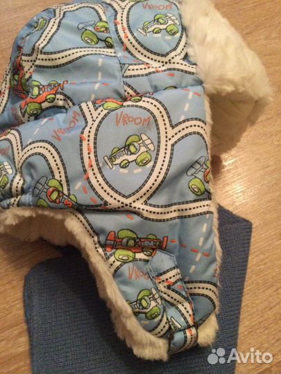 Шапка зимняя на 2-4 года