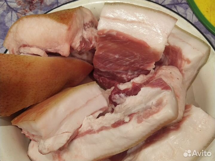 Сало свежее