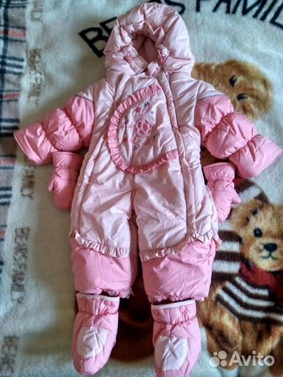 Комбинезон зимний для девочки