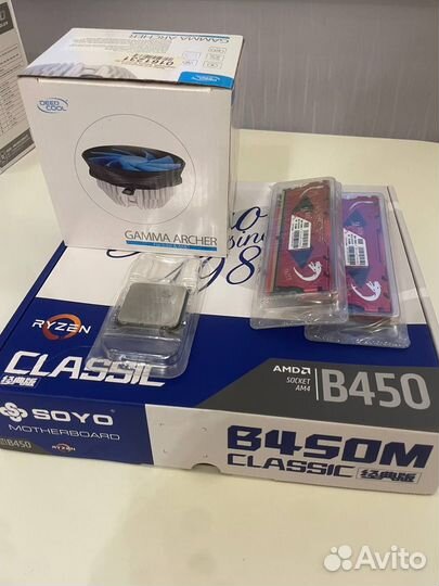 Комплекты R5 3600/3500X/3600X+B450+16gb+башня