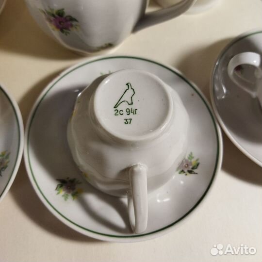 Кофейный сервиз. Дулево