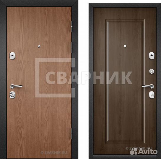 Трехстворчатая входная дверь на заказ. Установка