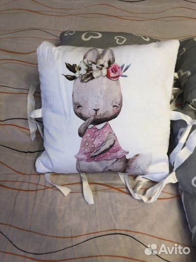 Бортики в детскую кроватку новые