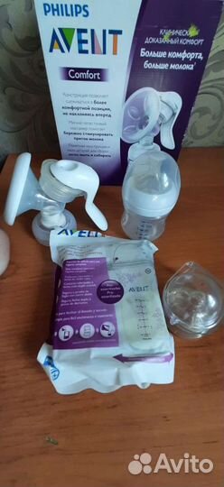 Молокоотсос Philips Avent scf330, соска, пакеты
