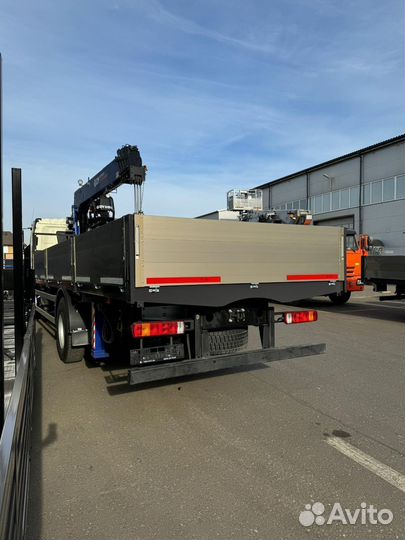 Бортовой грузовик FAW J6L с КМУ DongYang, 2024