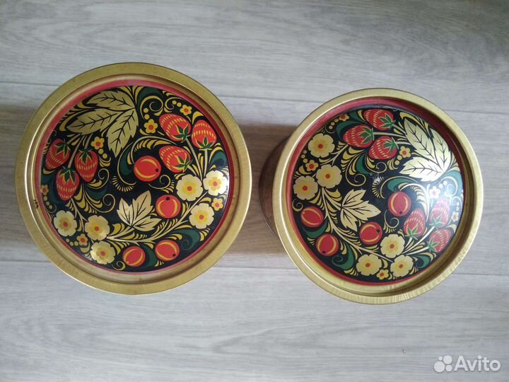 Хохлома Банки жб с рисунком