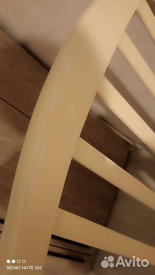 Детская кроватка с продольным маятником