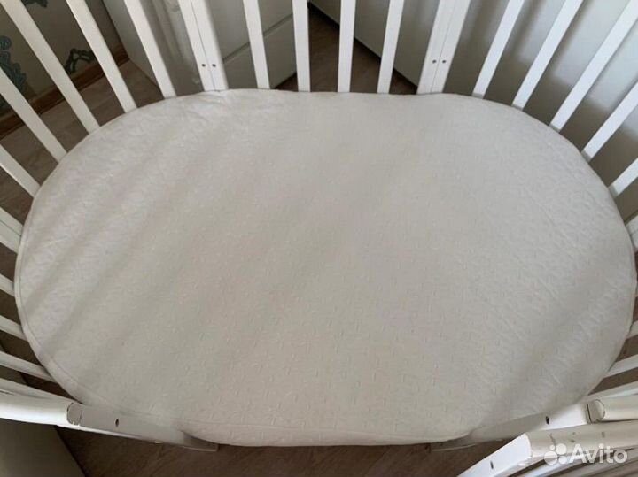 Детская кроватка трансформер с матрасами