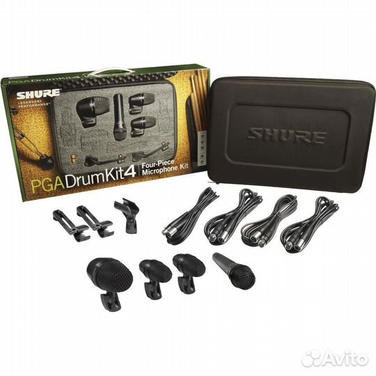 Shure pgadrumkit4 Комплект микрофонов для ударных