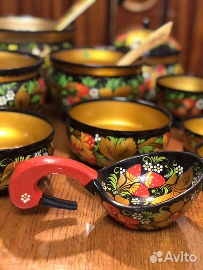 Посуда хохлома СССР