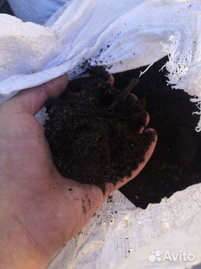 Навоз перегной в мешках