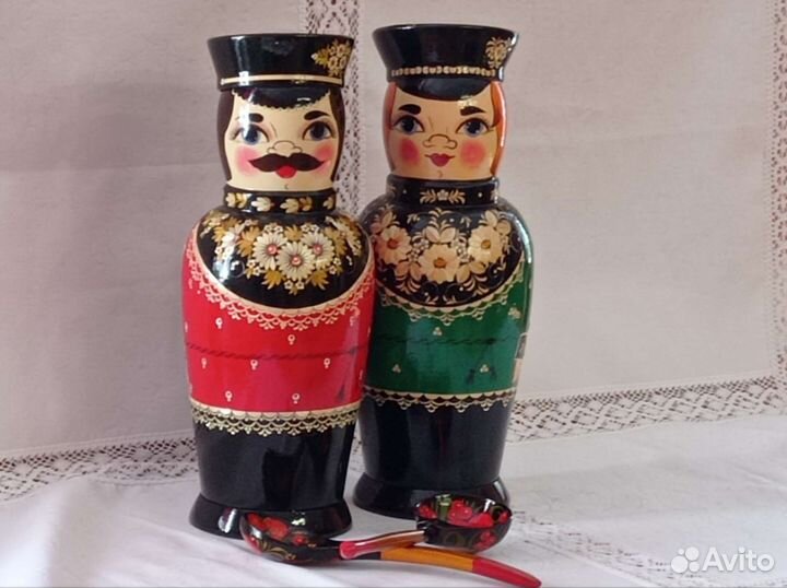 Матрешка для бутылок с вином