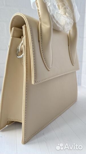 Сумка женская жесткой формы + ремешок длинный