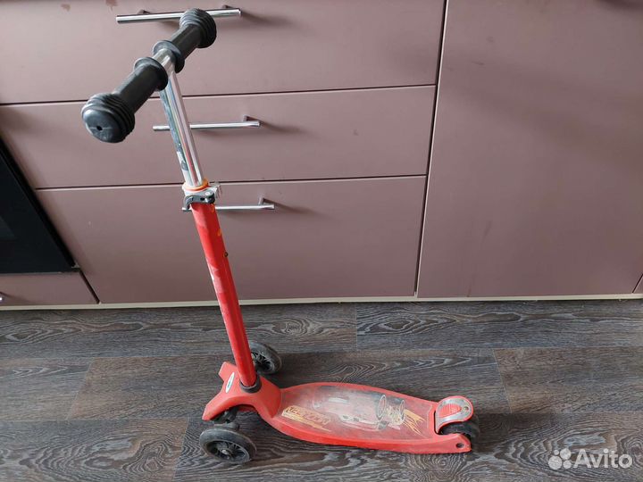 Самокат детский трехколесный бу