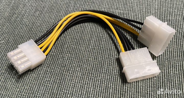 Переходник dvi dexp molex SATA video 8 pin