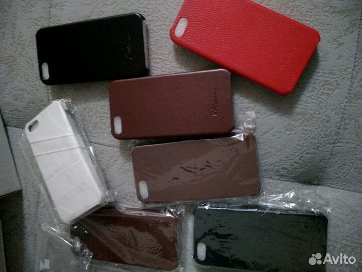 Чехол iPhone 5 5s кожаный новый авито доставкой