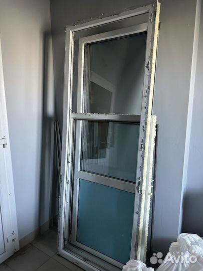 Дверь+окно пластиковые