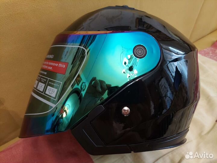 Мотошлем, XL-XXL,58-62 cm. новый