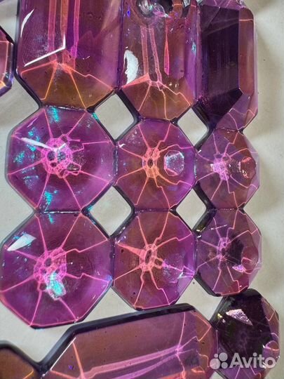 Люстра хрустальная винтаж антик потолочное