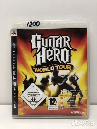 Диск Guiltar Hero World tour для PS3