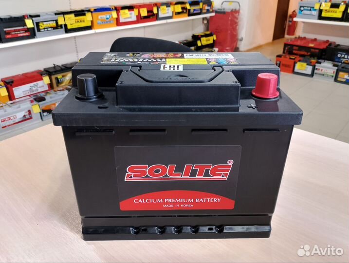 Аккумулятор автомобильный Solite 62Ah 600A (EN)