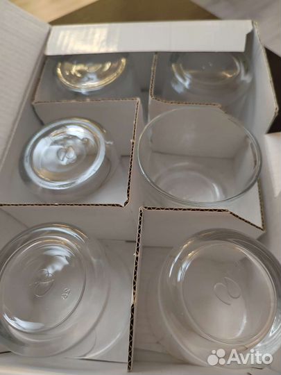 Набор подсвечников стекло 6 шт