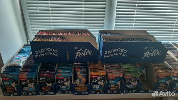 Влажный корм felix