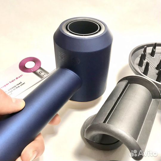 Dyson фен Гарантия / Синий / Медный