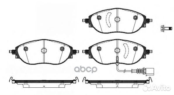 1470 01 колодки дисковые п VW Passat