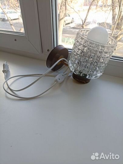 Бра настенное СССР, хрусталь