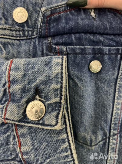 Джинсовая куртка женская tommy hilfiger