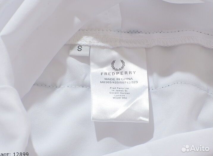 Шорты Fred Perry Белые