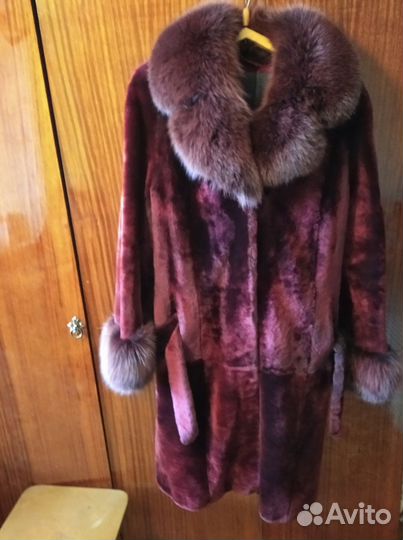 Шуба мутонновая