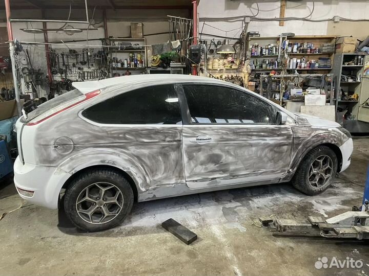 Ford Focus 2 купе ремонтные пороги правый