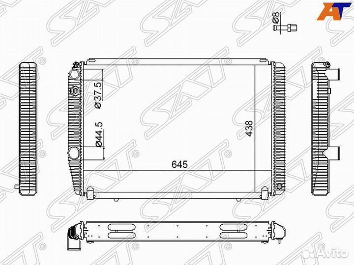 Радиатор Uaz Patriot 2007- UZ0001