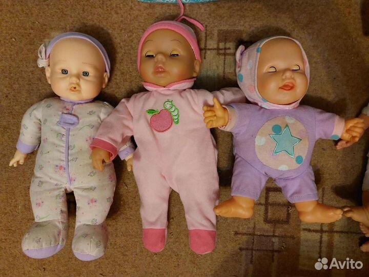 Пупсы 30-45см мягконабивные