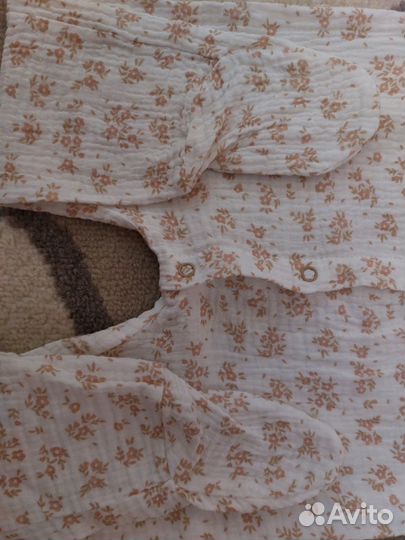 Муслиновый комбинезон для девочки