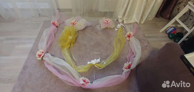 Свадебные украшения на машину