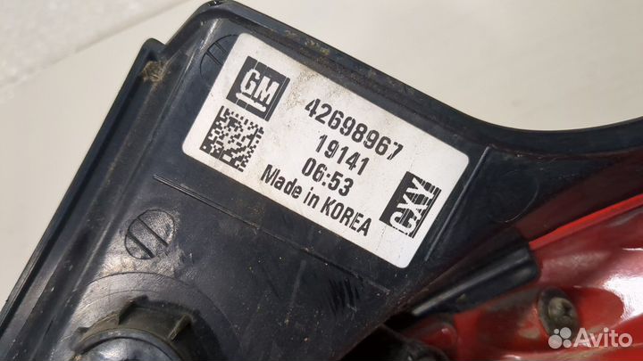 Фонарь (задний) левый Buick Encore 2016, 2019