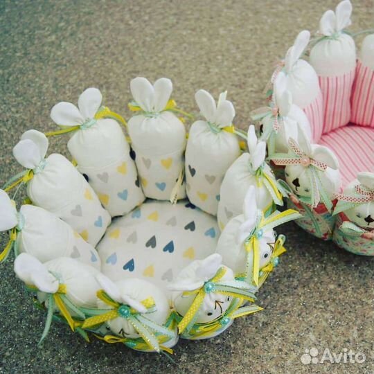 Текстильные корзинки