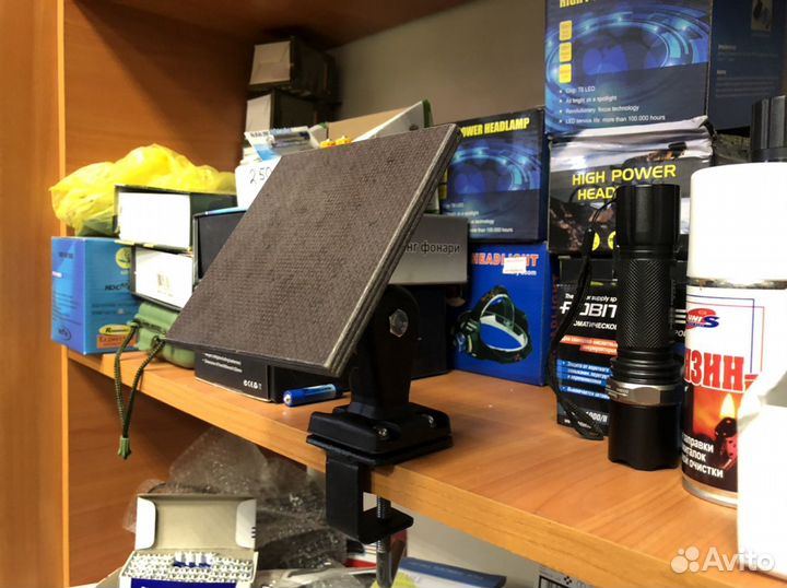 Держатель эхолота на струбцине