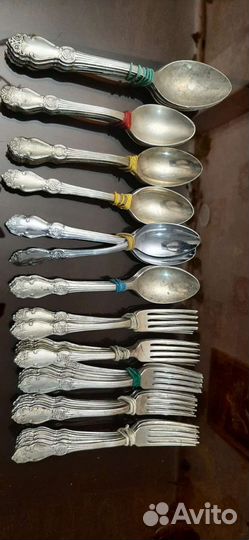 Мельхиоровые столовые наборы