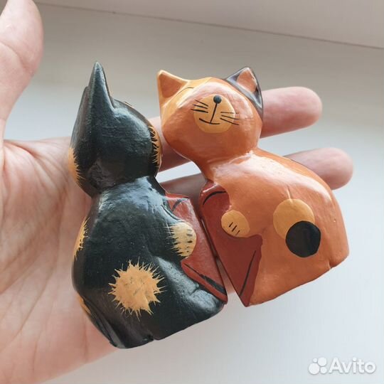 Фигурки котики влюблённые сувенир 14 февраля