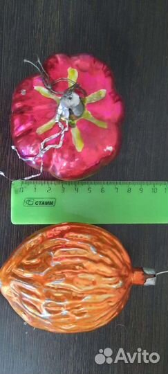 Елочные игрушки стекло