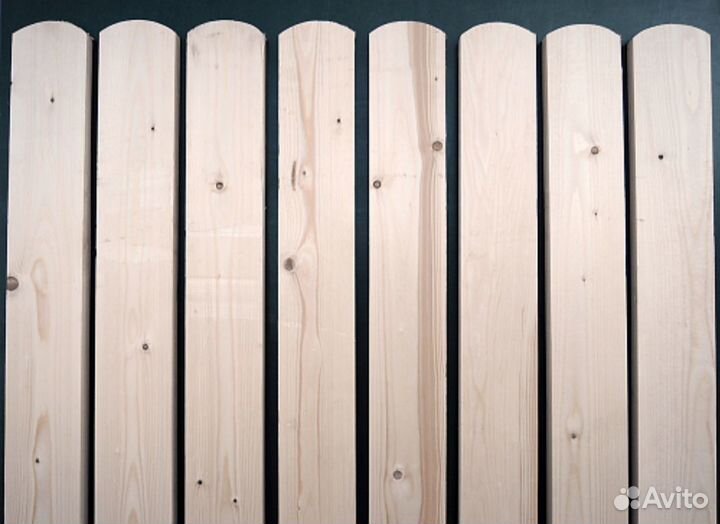 Деревянный штакетник для забора