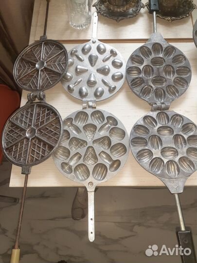 Формы для выпечки орешки, грибки, белочка СССР