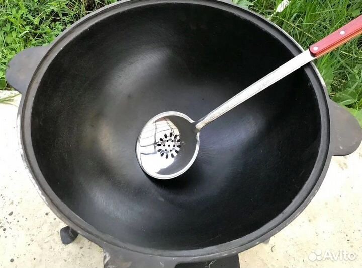 Казан чугунный с печью